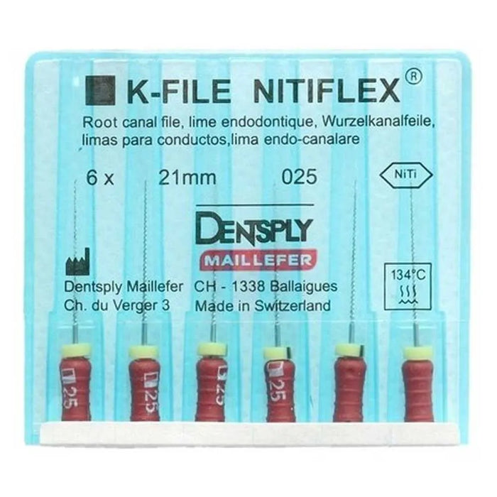 dentsply nitiflex k-file - 25mm
