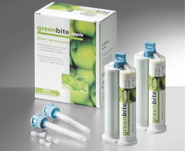 detax green dental bite colour