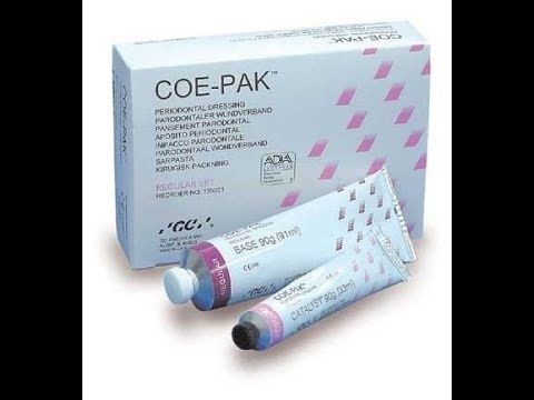 gc coe pak periodontal dressing standard pkg (new pack)