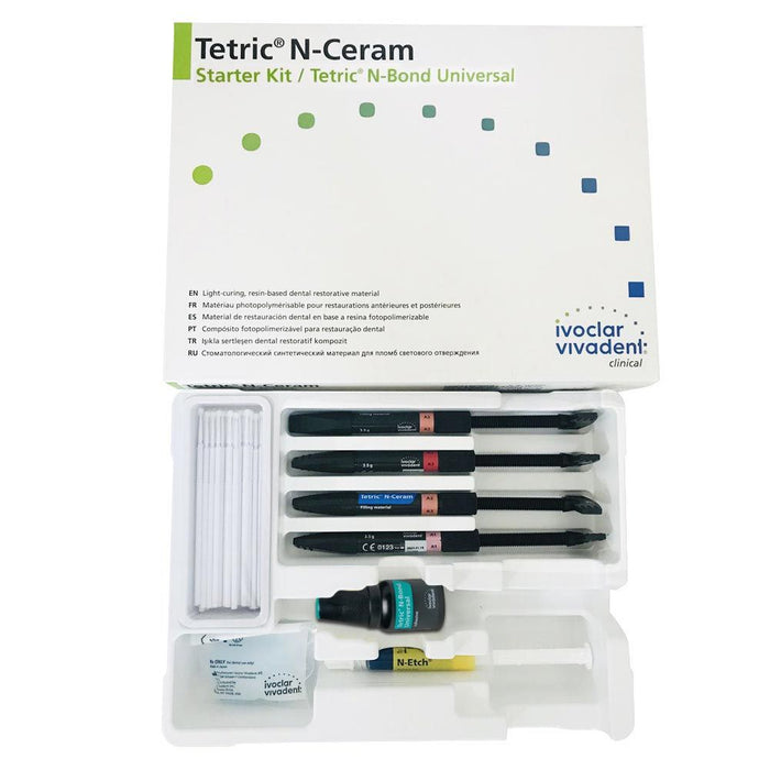 ivoclar tetric n ceram starter kit with tetric n bond universal 3g