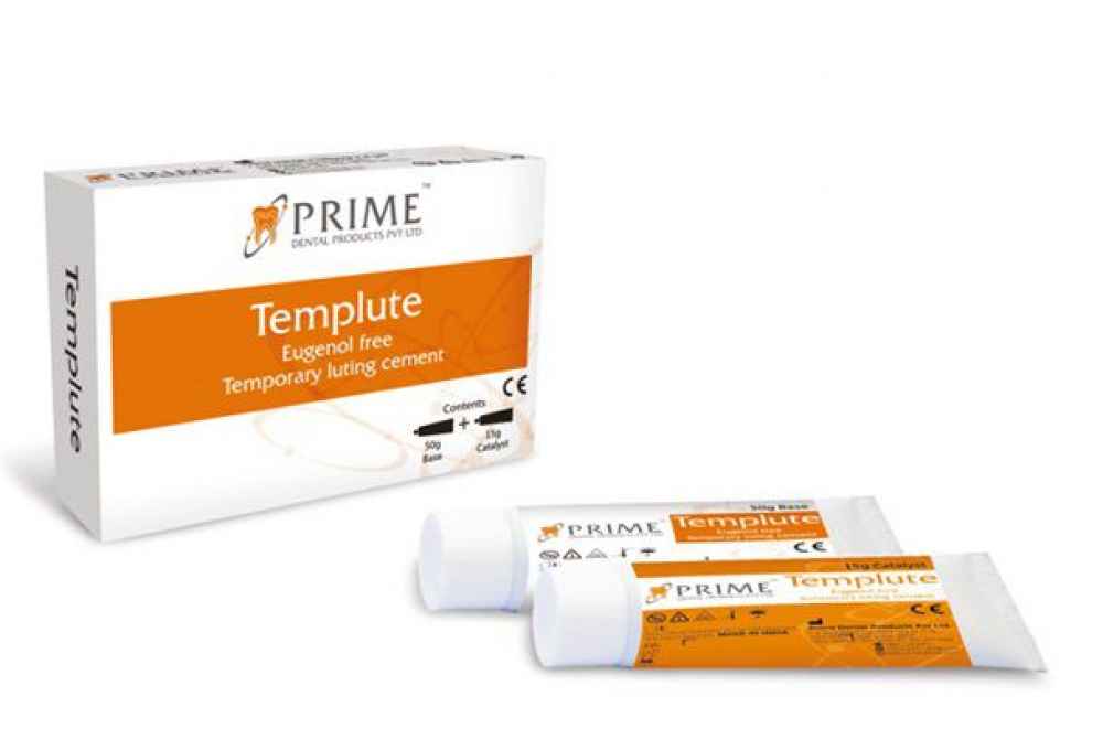 prime dental templute - eugenol free temp luting cement