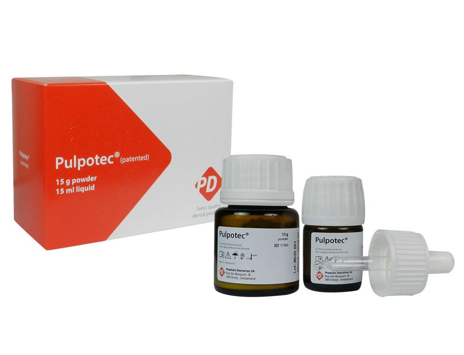 pd pulpotec (15 gm powder + 15 ml liquid)
