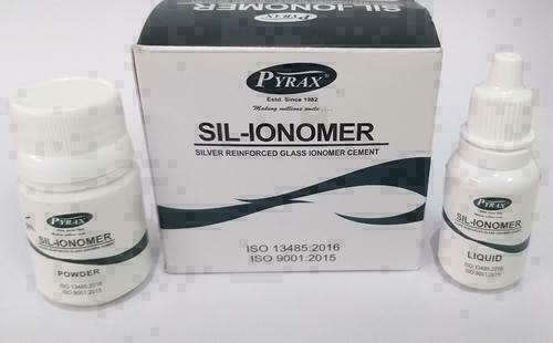 pyrax sil-ionomer dental cement silver reinforced glass ionomer