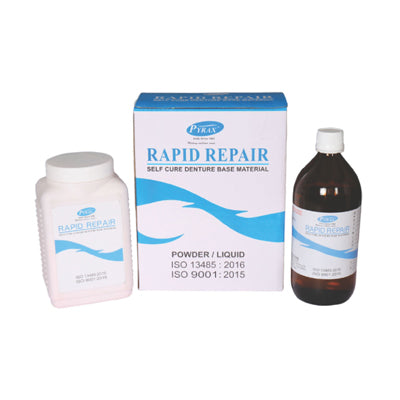 pyrax cold cure r.r. laboratory pack (self cure denture base acrylic material)