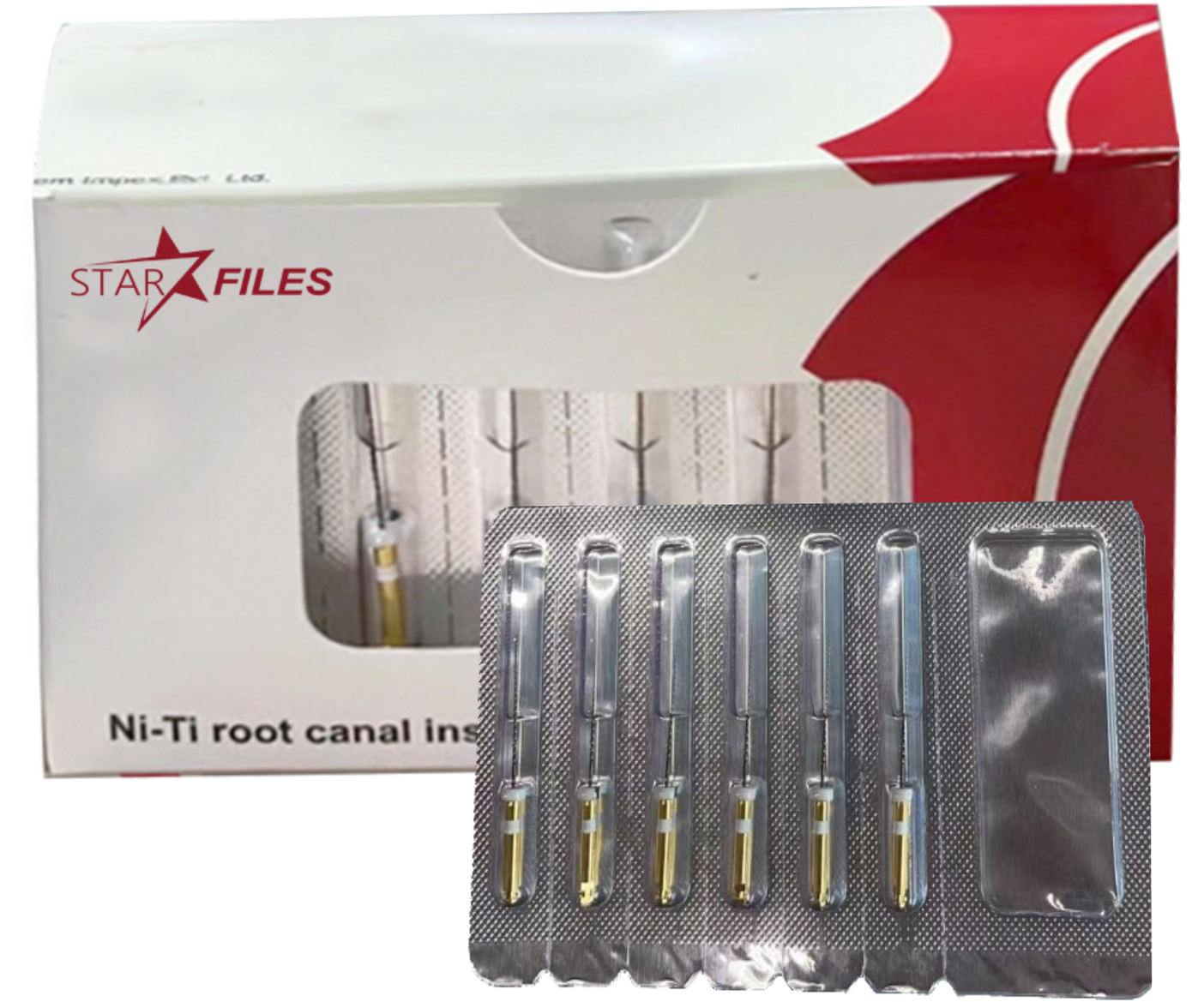 APL STAR-FLEX Gold Rotary Files 21mm — DentalExpress