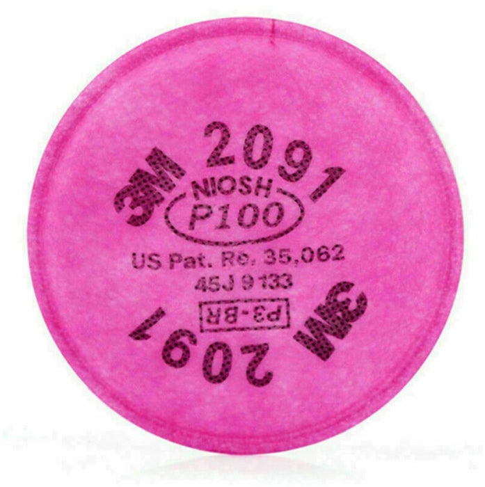 3m 2091cn niosh p100 filters (pack of 2)
